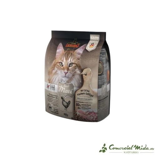 LEONARDO Adult GF Maxi Croquettes sans céréales pour chats adultes de grande race