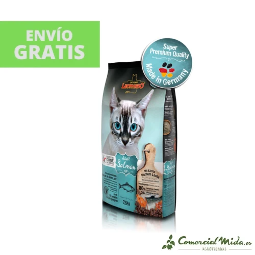 LEONARDO Adult GF Saumon, nourriture sans céréales pour chats adultes
