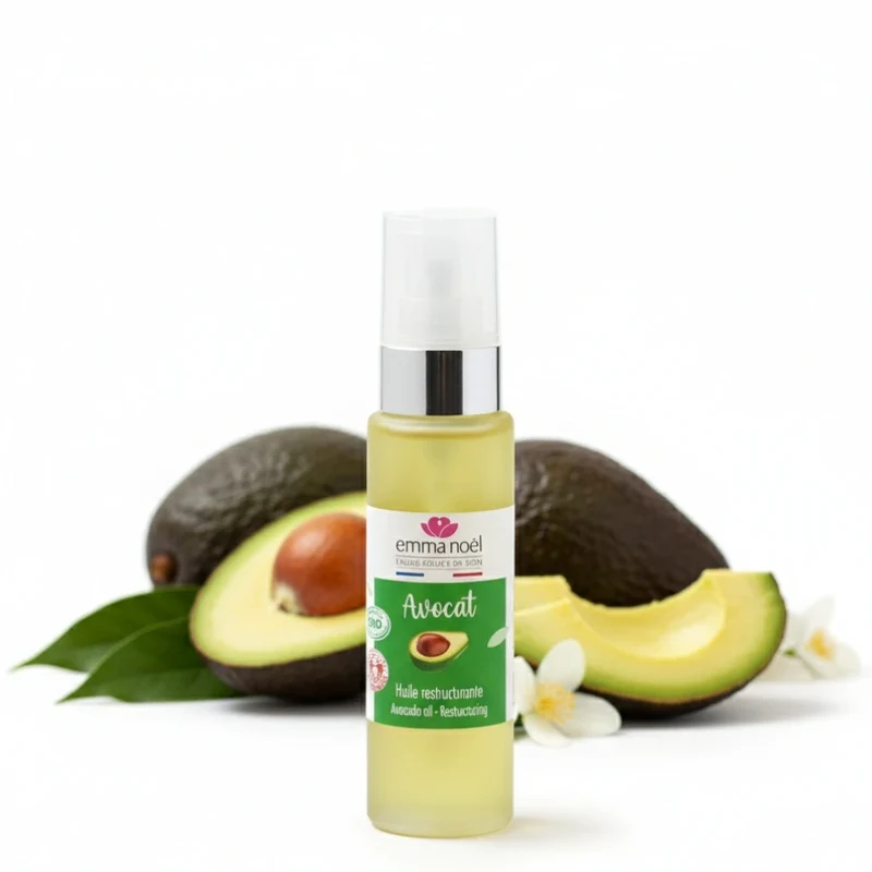 Huile d'avocat bio - 50 mL - Emma Noël