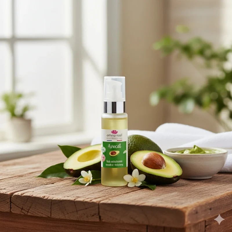 Huile d'avocat bio - 50 mL - Emma Noël