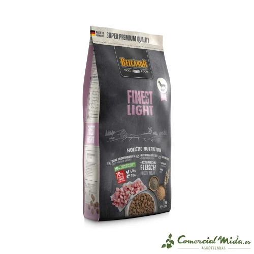 BELCANDO FINEST LIGHT Nourriture pour chiens adultes en surpoids