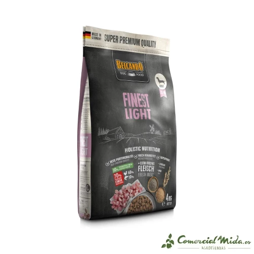 BELCANDO FINEST LIGHT Nourriture pour chiens adultes en surpoids