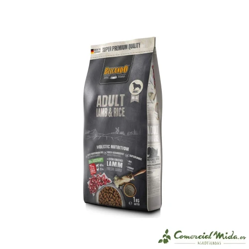 BELCANDO ADULT AGNEAU & RIZ Nourriture pour chiens sensibles