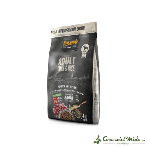 BELCANDO ADULT AGNEAU & RIZ Nourriture pour chiens sensibles
