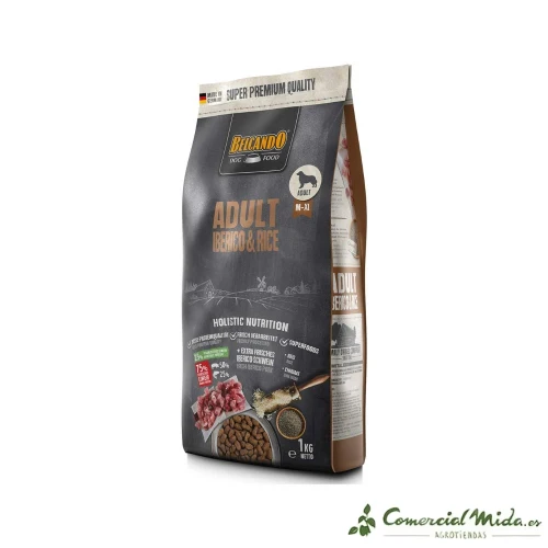 BELCANDO ADULT IBERICO & RIZ Croquettes pour chiens adultes