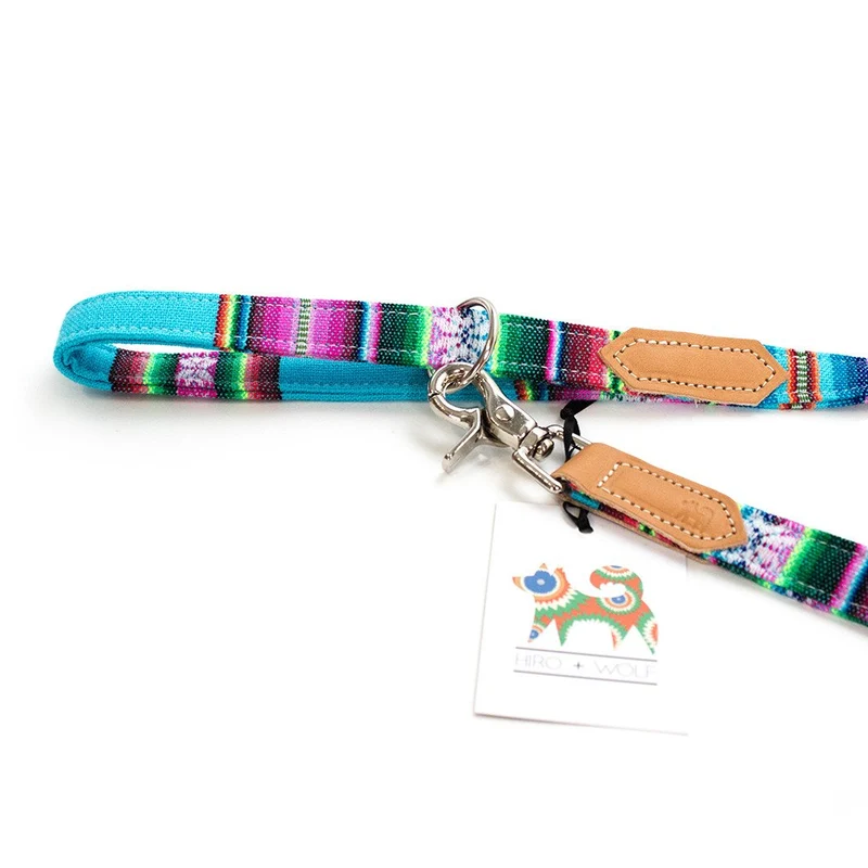 Laisse Inca blue