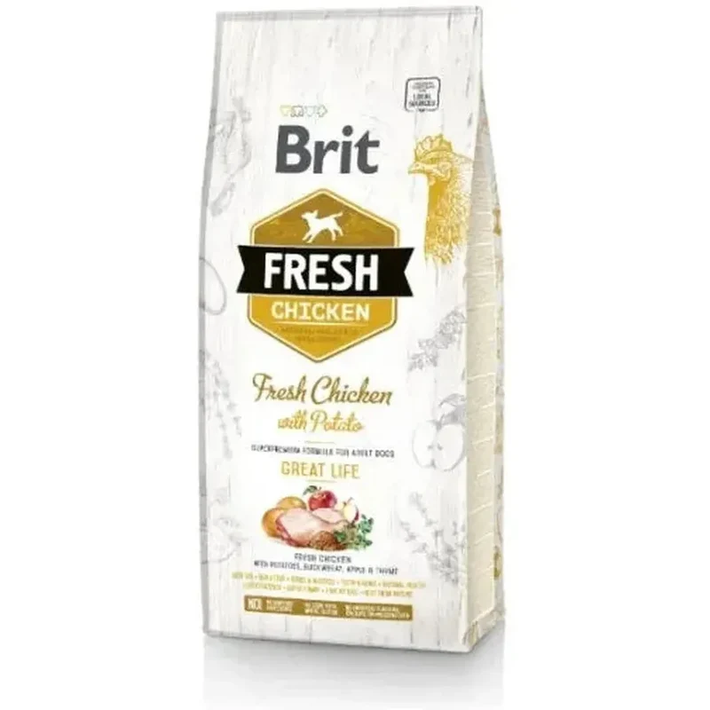 Brit Fresh Poulet avec pommes de terre Adult Great Life