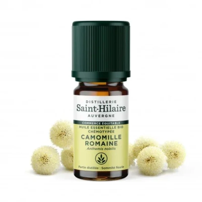 Huile Essentielle de Camomille Romaine Bio - Saint-Hilaire - 5 ml