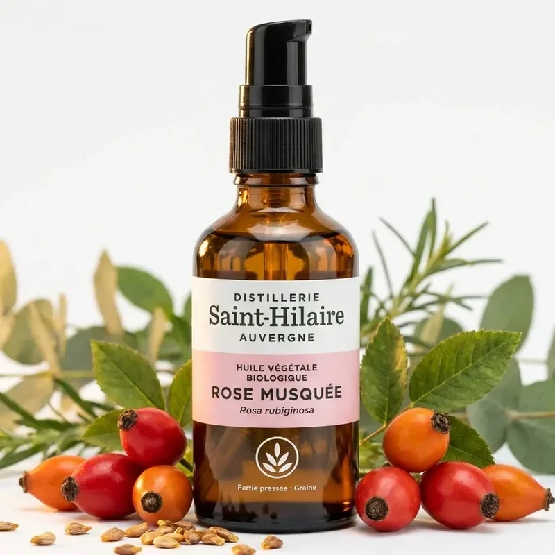 Huile Végétale de Rose musquée Bio - Saint-Hilaire - 50 ml