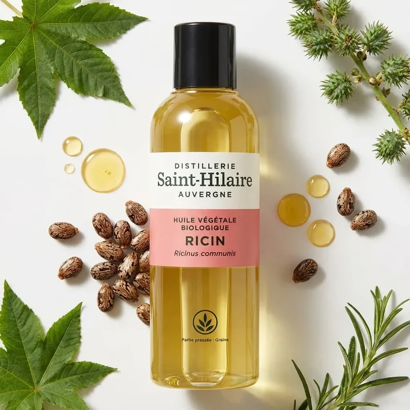 Huile Végétale de Ricin Bio - Saint-Hilaire - 200ml