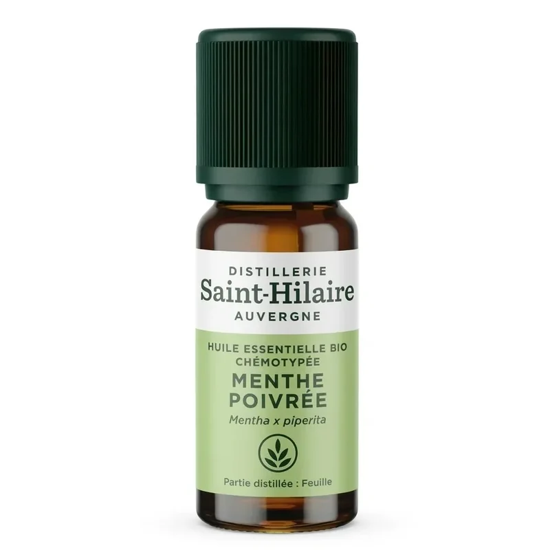 Huile Essentielle de Menthe poivrée Bio - Saint-Hilaire - 10 ml