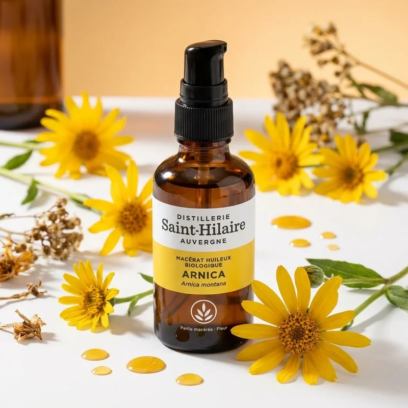 Huile Végétale d'Arnica Bio - Saint-Hilaire - 50ml