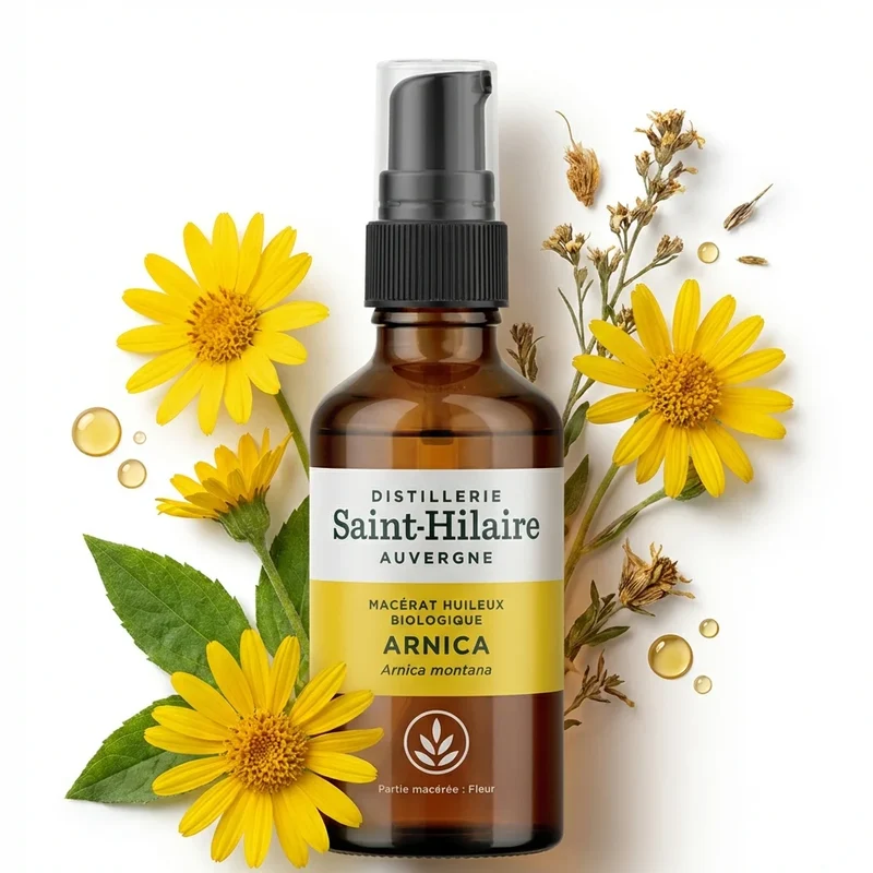 Huile Végétale d'Arnica Bio - Saint-Hilaire - 50ml