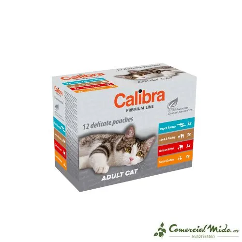 Nourriture pour chat Calibra Premium Multipack pour adultes