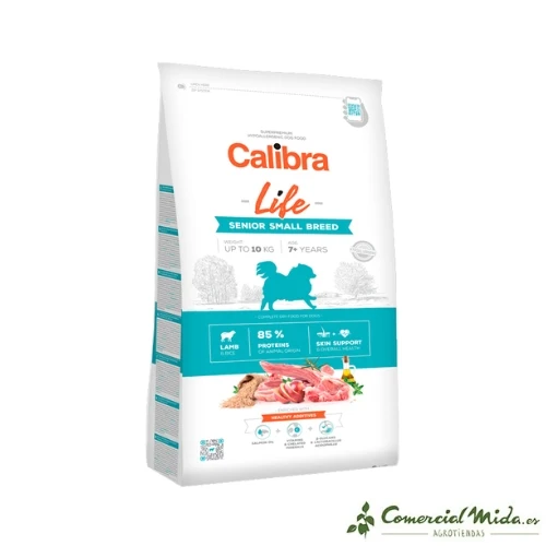 CALIBRA DOG LIFE SENIOR PETIT AGNEAU