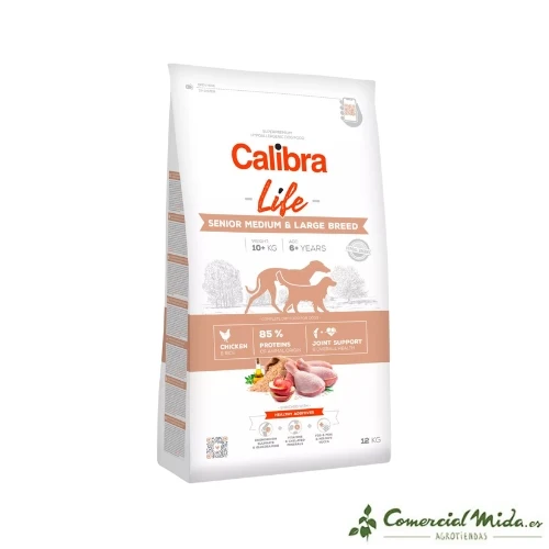 CALIBRA DOG LIFE SENIOR MOYEN ET GRAND