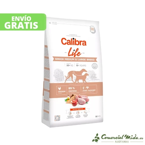 CALIBRA DOG LIFE SENIOR MOYEN ET GRAND
