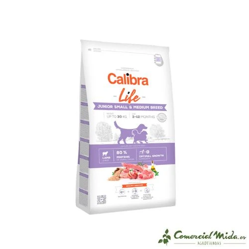 Calibra Dog Life Junior Petite Race Moyenne