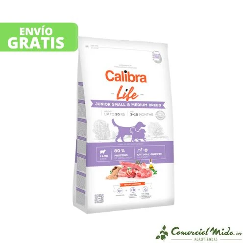 Calibra Dog Life Junior Petite Race Moyenne