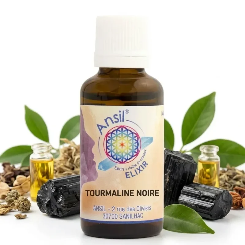 Elixir de Tourmaline Noire (Cristal) - 30ml - Ansil