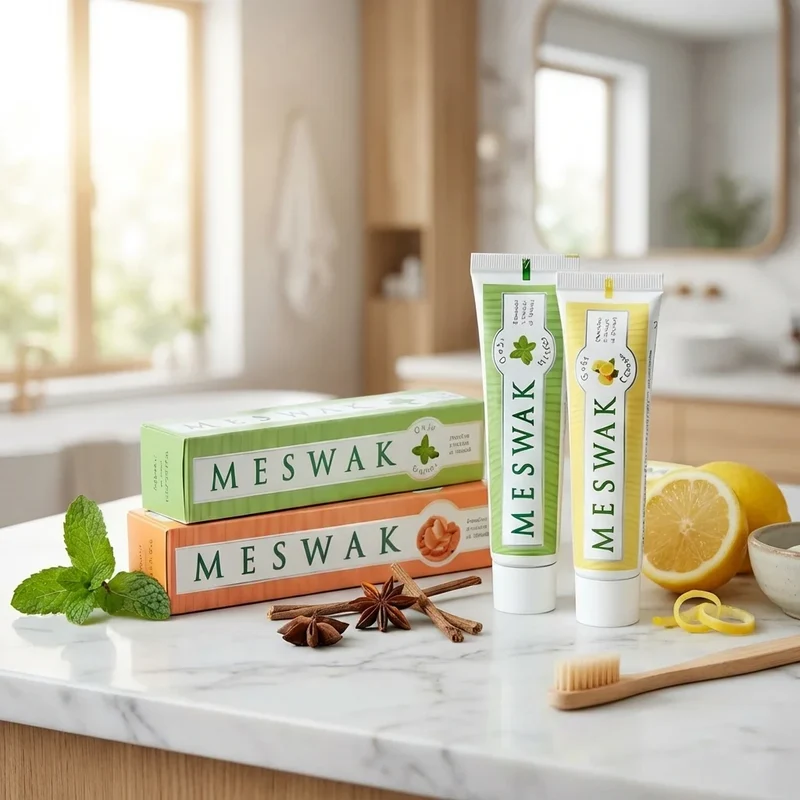 Dentifrice Meswak Ayurvédique - 3 goût au choix - Kerala Nature