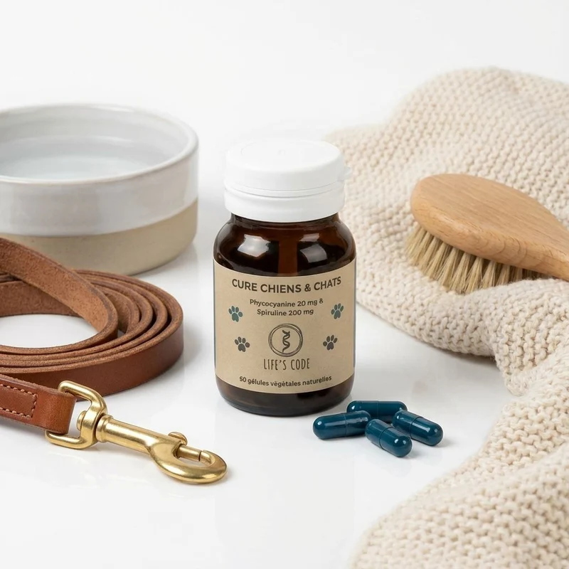 Phycocyanine & Spiruline Chien & Chat - 60 gélules – Life's Code