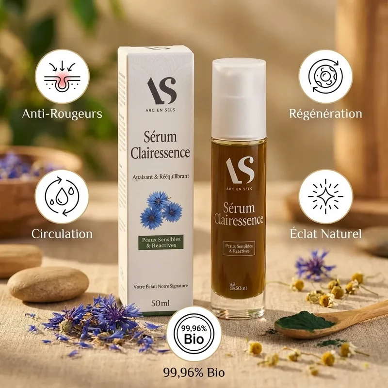 Sérum Clairessence Bio - 50 ml - Arc en Sels