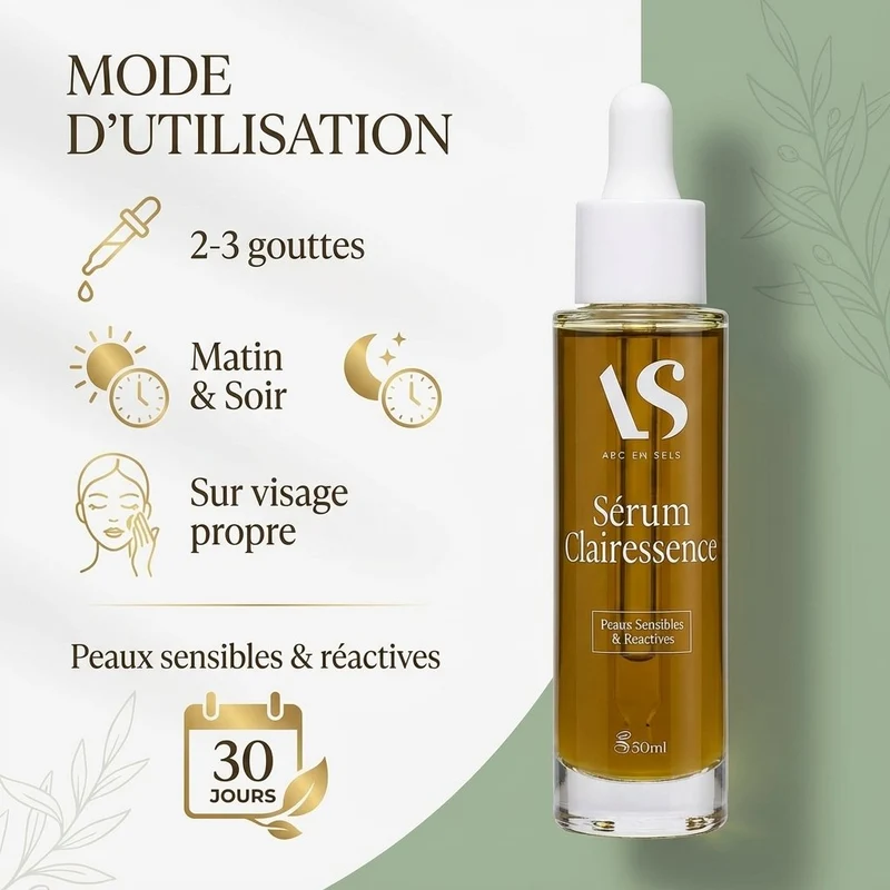 Sérum Clairessence Bio - 50 ml - Arc en Sels