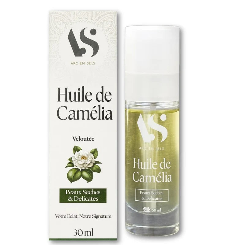 Huile de Camélia Bio - 30 ml - Arc en Sels