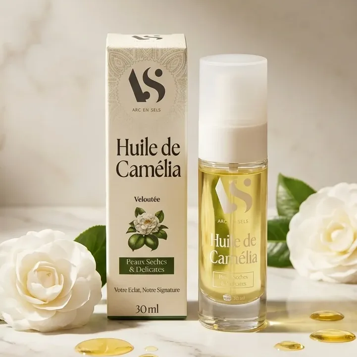 Huile de Camélia Bio - 30 ml - Arc en Sels