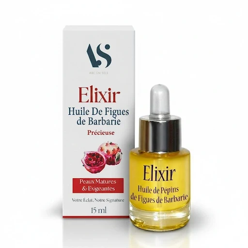 Elixir Huile de Pépins de Figues de Barbarie Véritable Bio - 15 ml - Arc en Sels