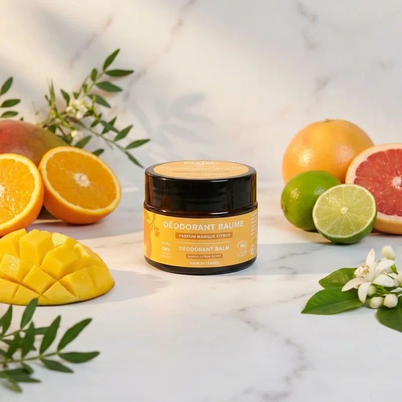 Déodorant Solide Baume bio & vegan - Mangue Citrus - Najel