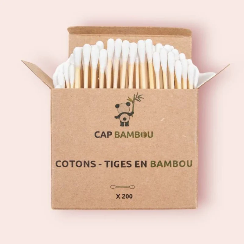 Cotons Tiges - Boîte de 200 - Cap Bambou