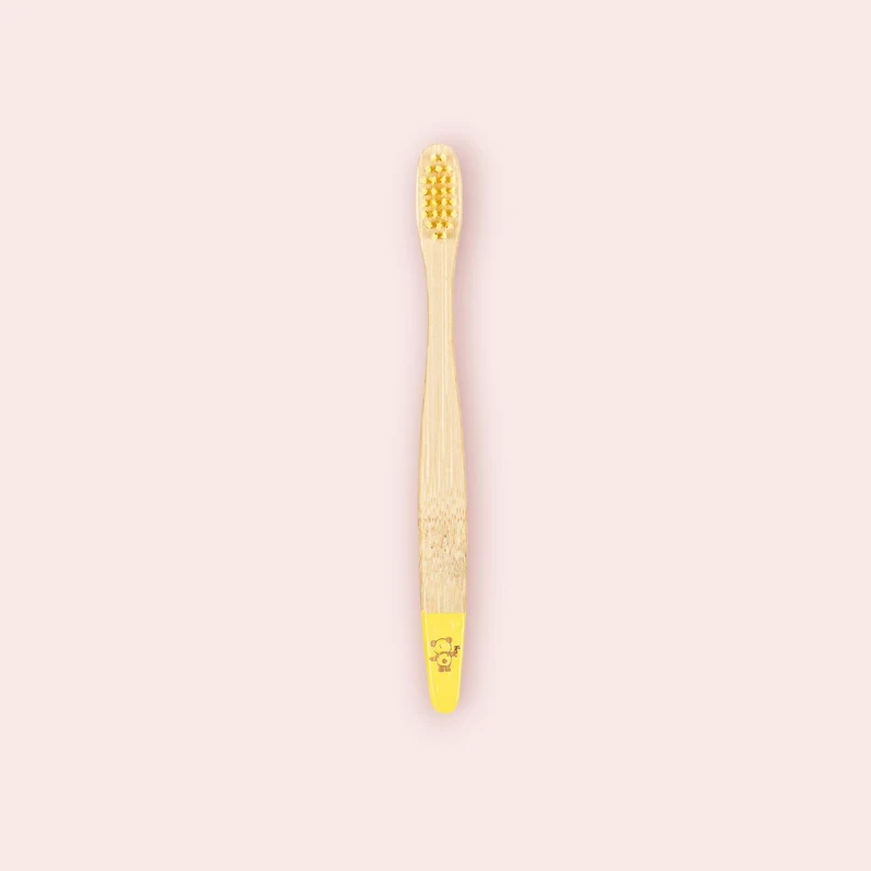 Brosse à dents Enfant Jaune - Cap Bambou