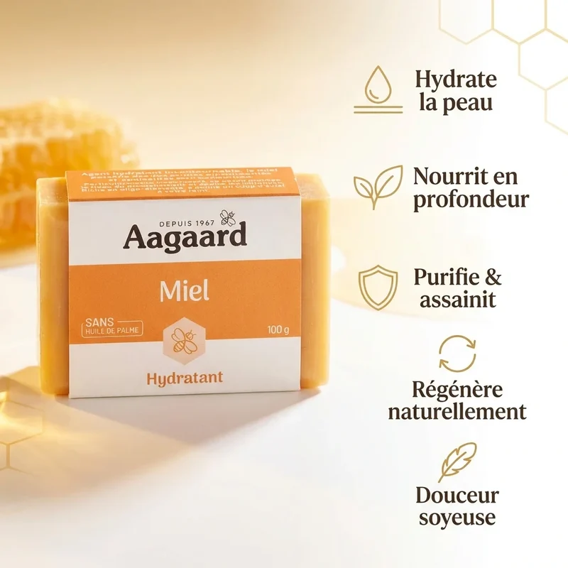 Savon de la Ruche au Miel - 100 g - Aagaard