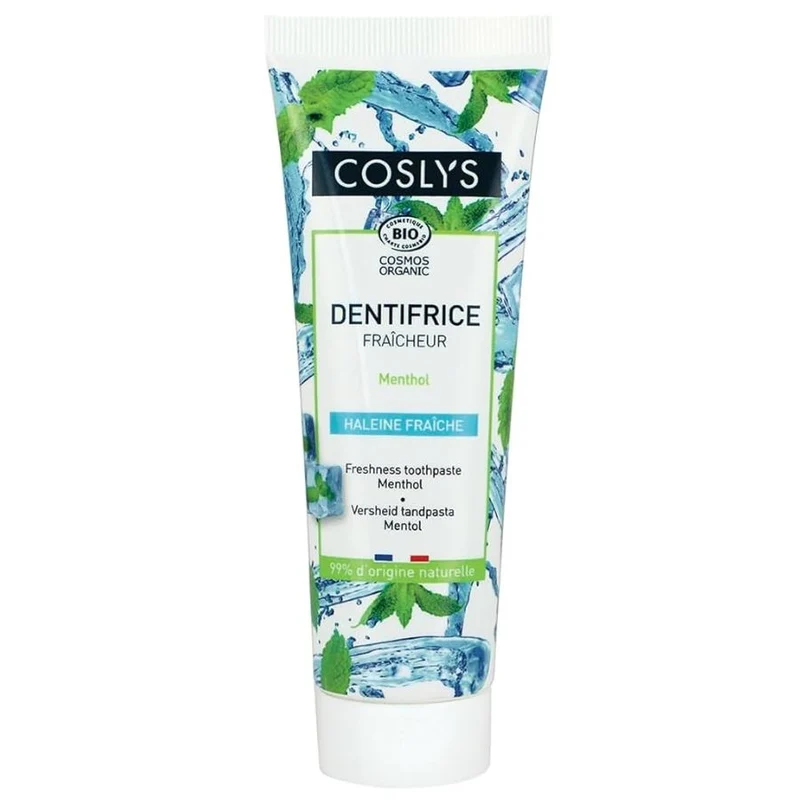 Dentifrice fraicheur Menthol - 75 ml - Coslys