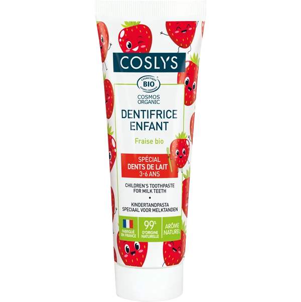 Dentifrice enfant - Fraise - 50 ml - Coslys