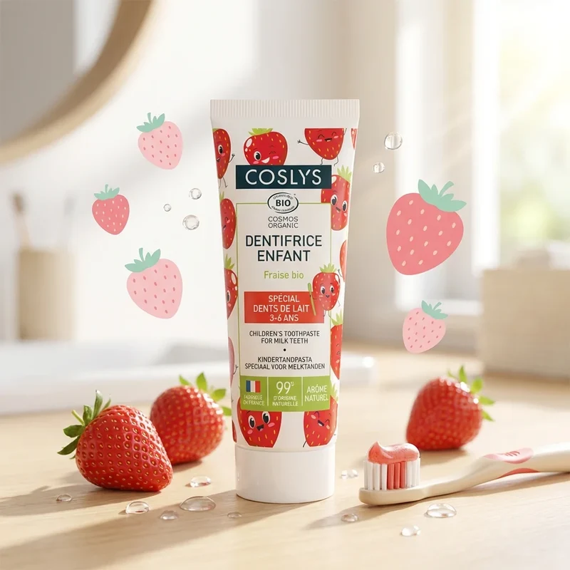 Dentifrice enfant - Fraise - 50 ml - Coslys