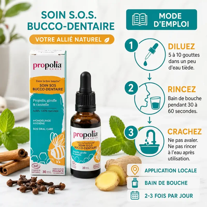Soin S.O.S. bucco-dentaire - 30 ml - Propolia