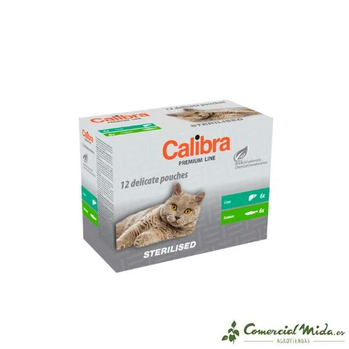 Nourriture pour chat Calibra stérilisée Multipack