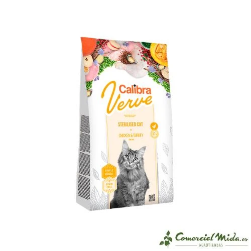 Nourriture pour chat stérilisée Calibra Verve