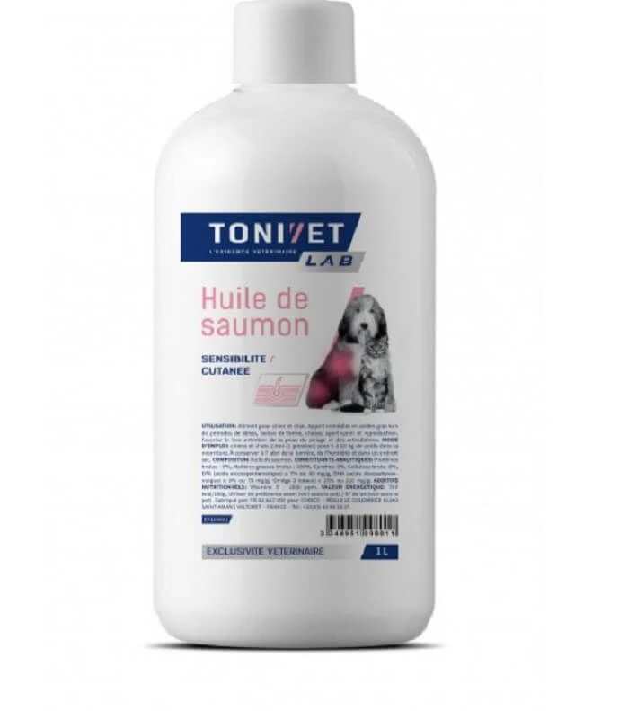 Tonivet huile de saumon - chien, chat
