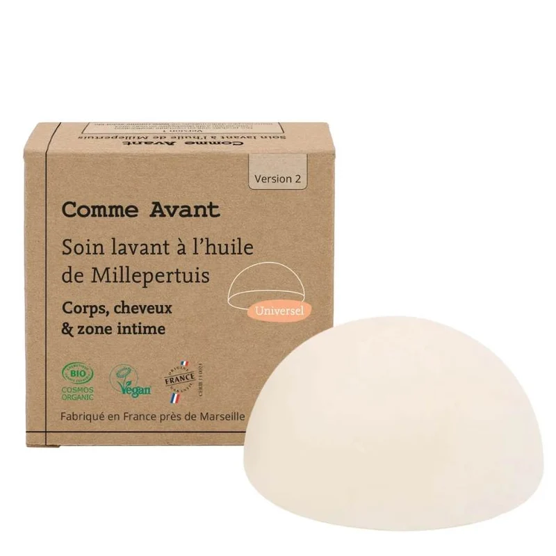 Soin lavant intime à l'huile de Millepertuis - 50 g - Comme Avant