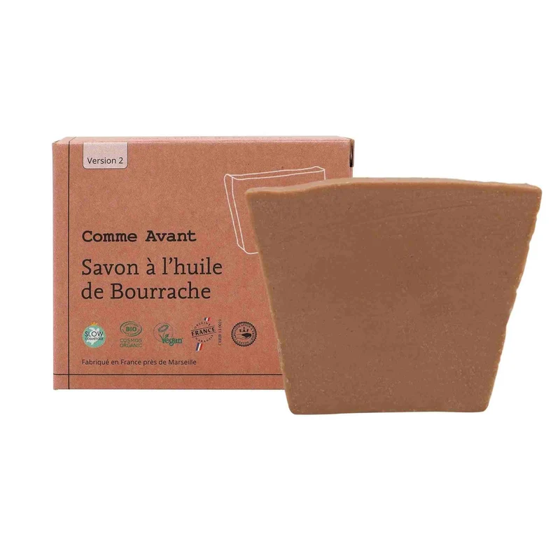 Savon pour Peaux Sèches à l’huile de Bourrache - 100 g - Comme Avant
