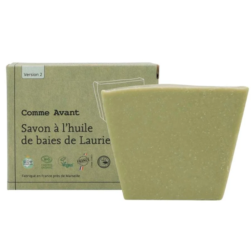 Savon pour Peaux à imperfections à l’huile de Baies de Laurier - 100 g - Comme Avant