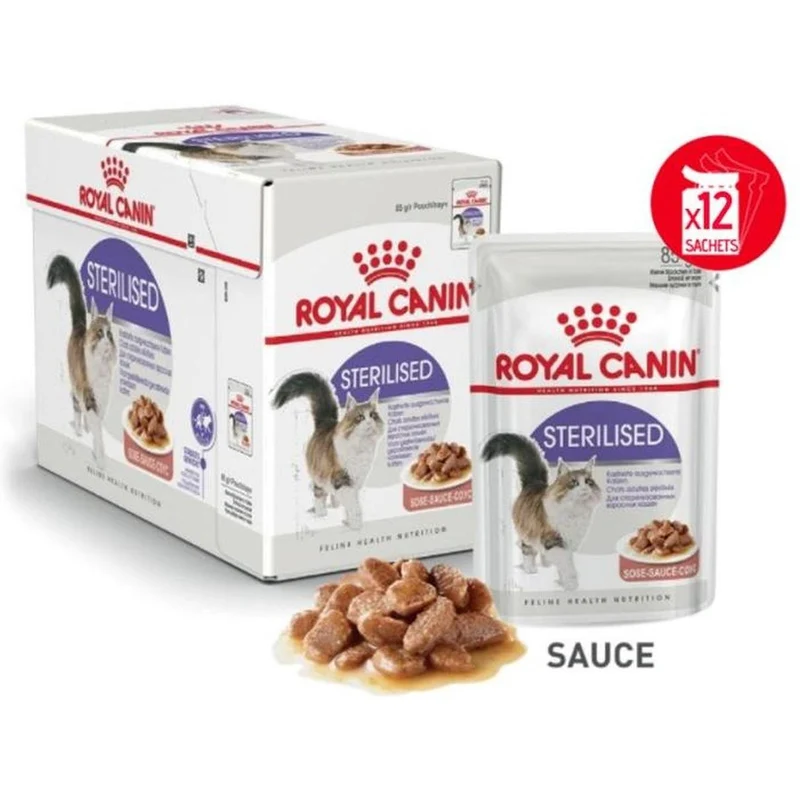 ROYAL CANIN Sterilised Sauce 12x85g