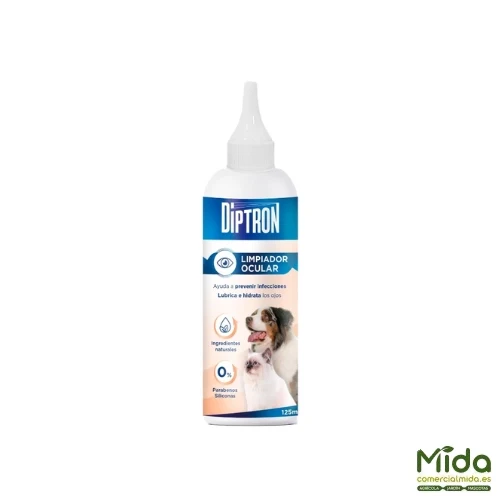 Nettoyant oculaire pour animaux 125ml de DIPTRÓN