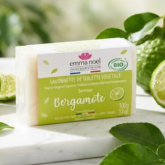 Savonnette Bergamote Bio – 100g – Emma Noël