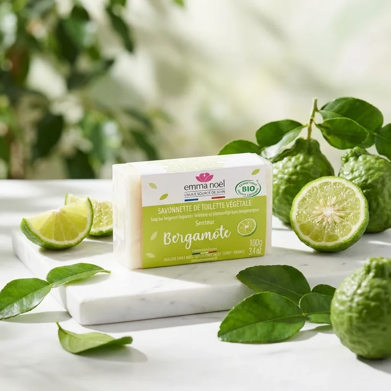 Savonnette Bergamote Bio – 100g – Emma Noël