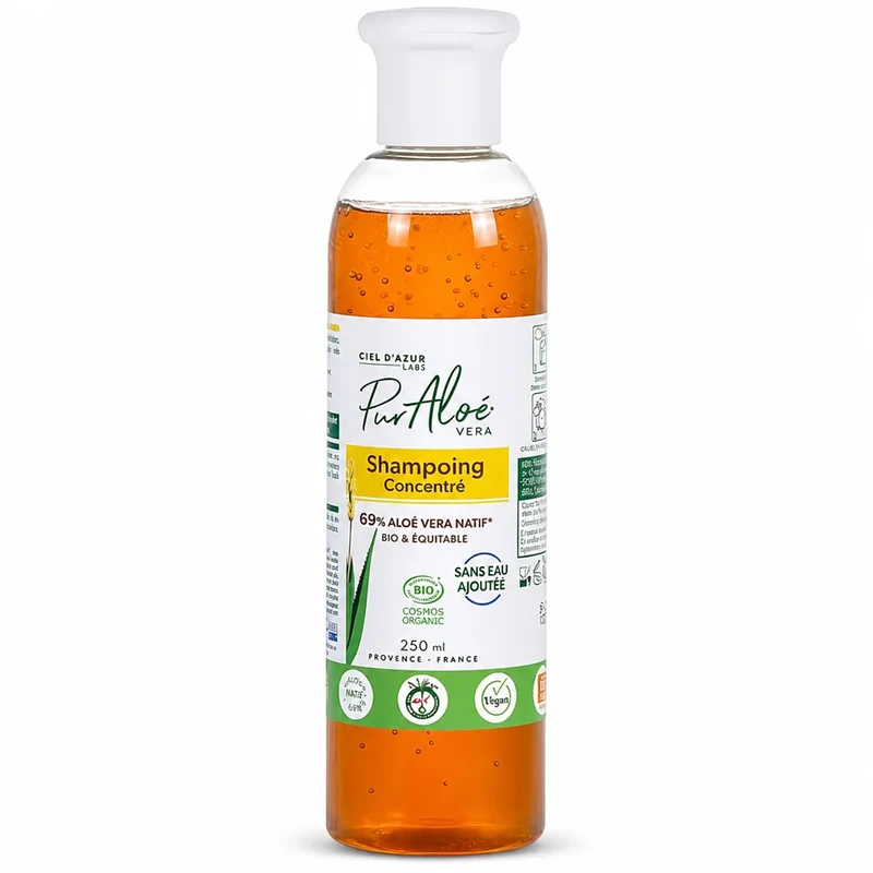 Shampoing Aloé Vera Bio - 250 ml – Pur’Aloé